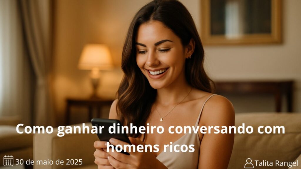ganhar dinheiro conversando com homens ricos
