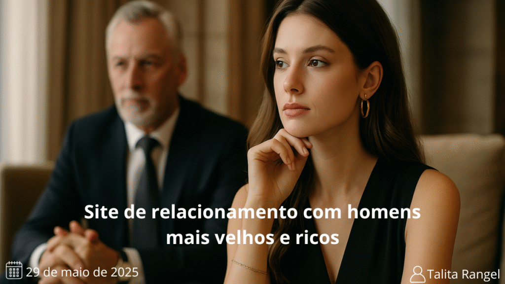 Site de relacionamento com homens mais velhos e ricos: descubra onde encontrar o seu!