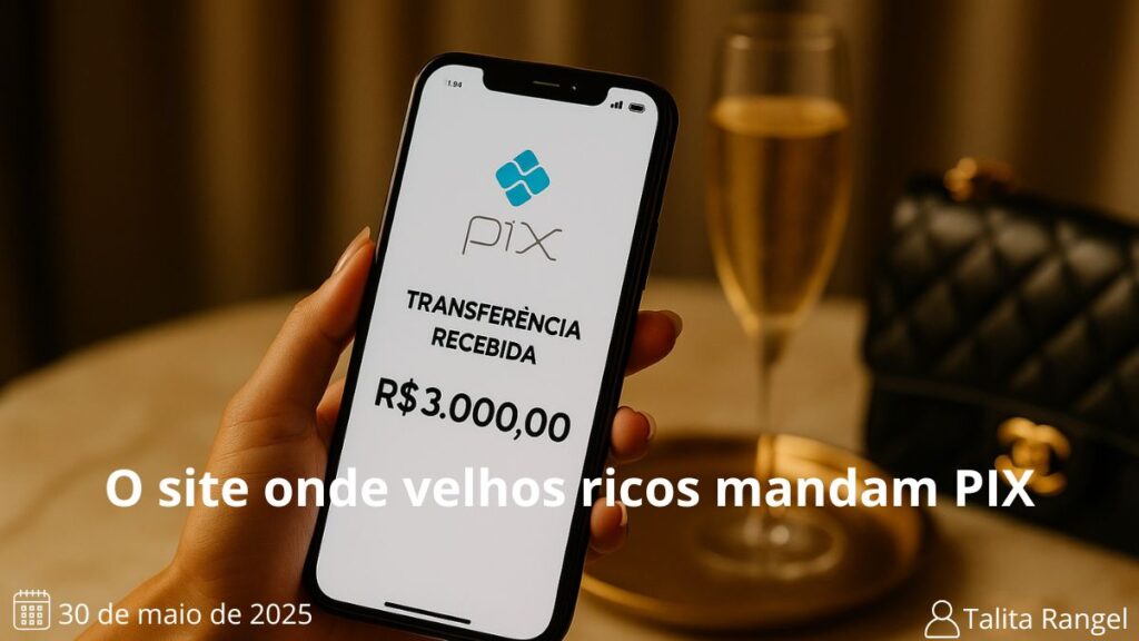 O site onde velhos ricos mandam PIX: entenda o novo relacionamento sugar