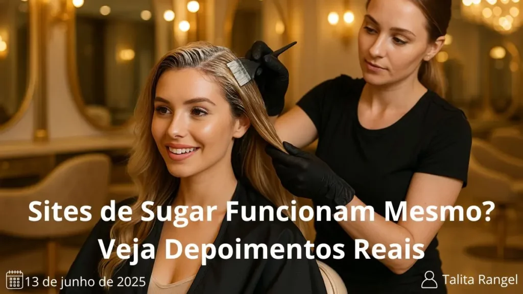 sugar baby faznedo o cabelo no salão