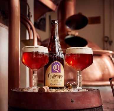 Cerveja La Trappe Quadrupel que o casal Sugar Baby e Sugar Daddy tomaram na primeira noite